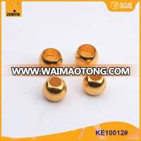 Custom Golden Plated String Cord End Stopper for Clothing KE10012